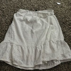 White lily rose skirt